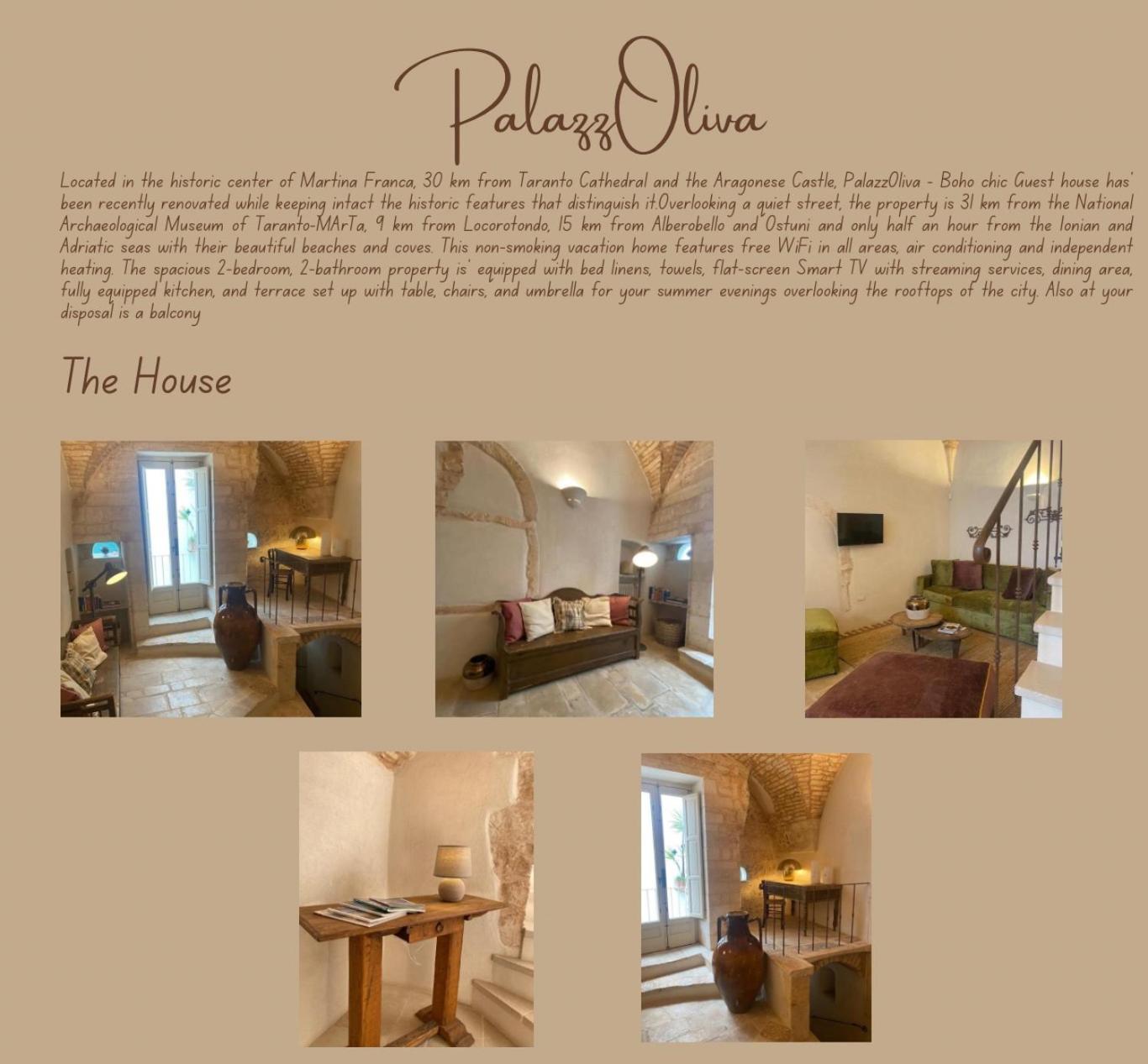 Palazzoliva - Luxury Boho Chic Guest House In The Historic Heart Of Мартина-Франка Экстерьер фото